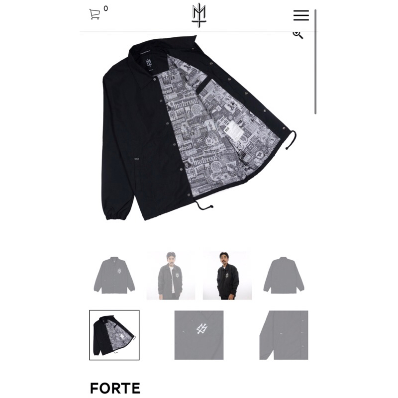 COACH JACKET FORTE (L) -maternal