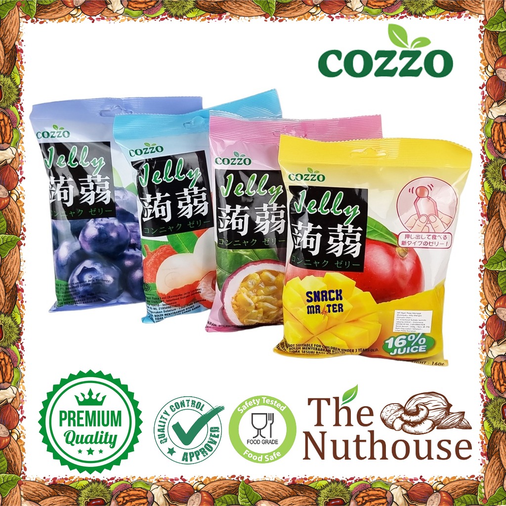 

Cozzo Konnyaku Jelly 160gr - Blueberry / Mango / Lychee / Passion Fruit [HALAL]