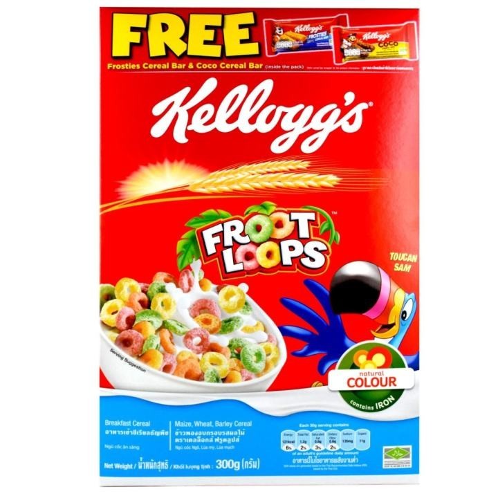 

KELLOGS FROOT LOOPS THAI 300 GR