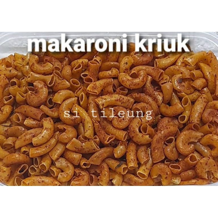 

[COD HU88] MAKARONI KRIUK 500 GRAM / MAKARONI SI TILEUNG/PUSAT CEMILAN PEDAS Model Baru ⌒