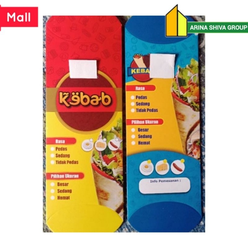 

150 LEMBAR KERTAS KEBAB TARIKAN BAHAN IVORI PUTIH UKURAN 24 × 9,2 CM HIGH QUALITY TEBAL PRODUK TERBARU | KOTAK KEBAB IVORI PUTIH KEKINIAN | DUS KEBAB VIRAL TIKTOK | KEMASAN KEBAB | BOX KEBAB 150 PCS MURAH | TOKO KEBAB OFFICIAL | SHIVACORP 7367