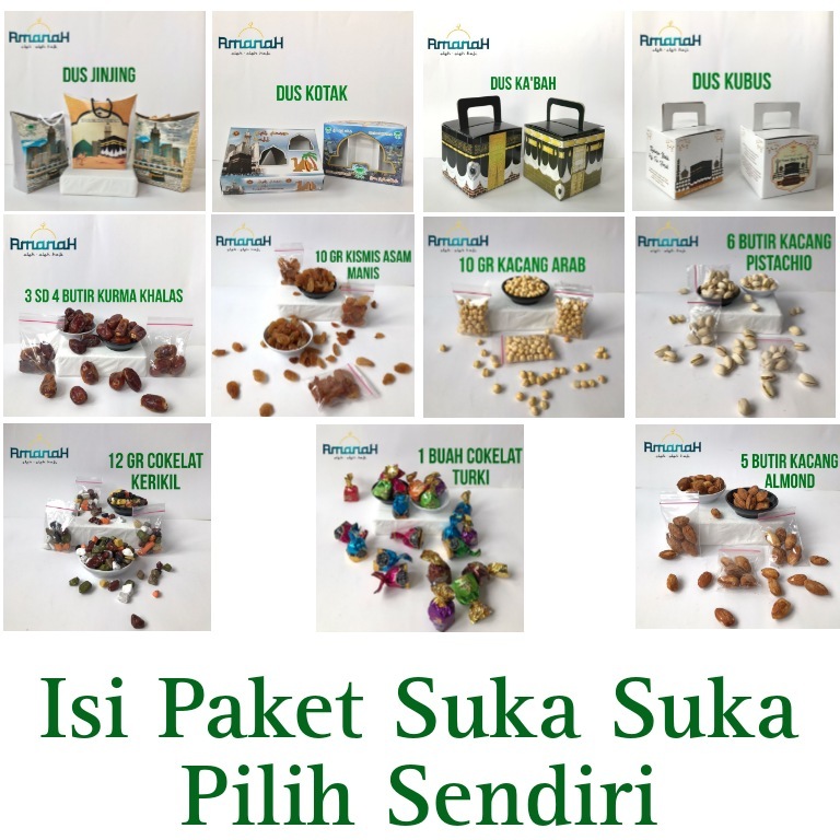 

Paket Oleh Oleh Haji Dan Umroh Terlengkap - Isi Paket Suka Suka Pilih Sendiri