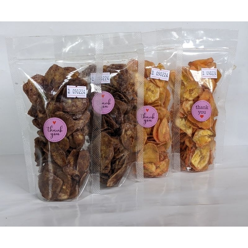 

Criping Pisang Coklat, Balado, Pedas, Manis, dll.