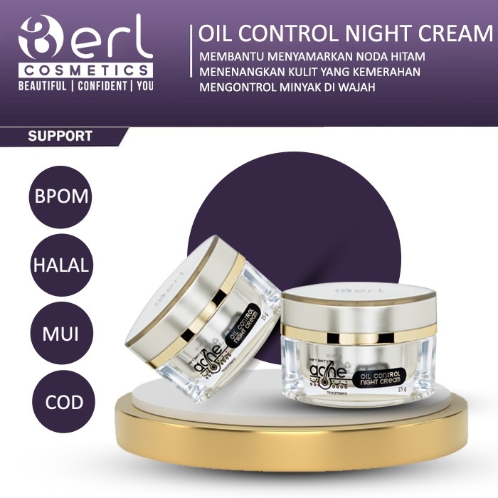 Berl Skincare Acne Night Cream