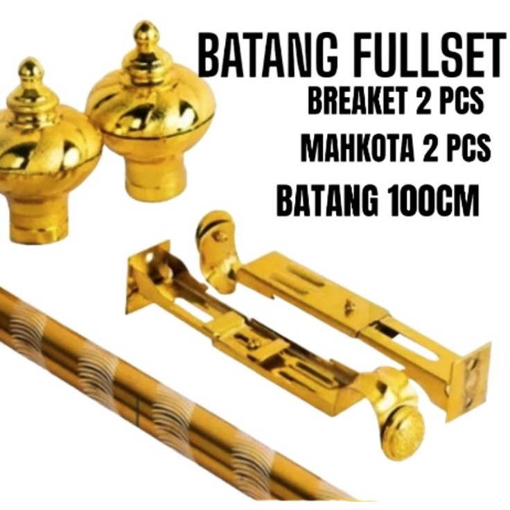 KODE ACS561 BATANG / TIANG GORDEN 1 METER FULL SET