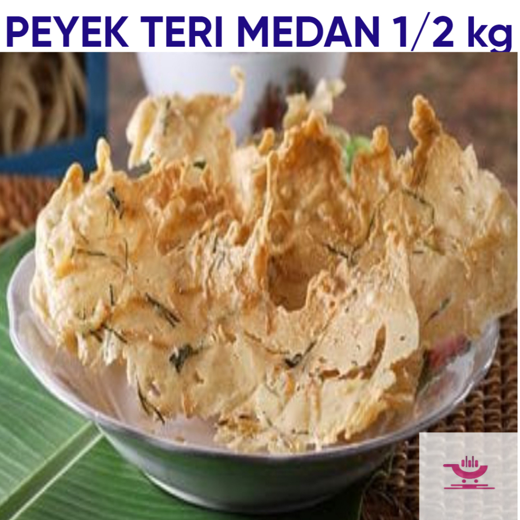 

Peyek Teri Medan KTP Hanan Gurih Renyah Nikmat 500 Gram