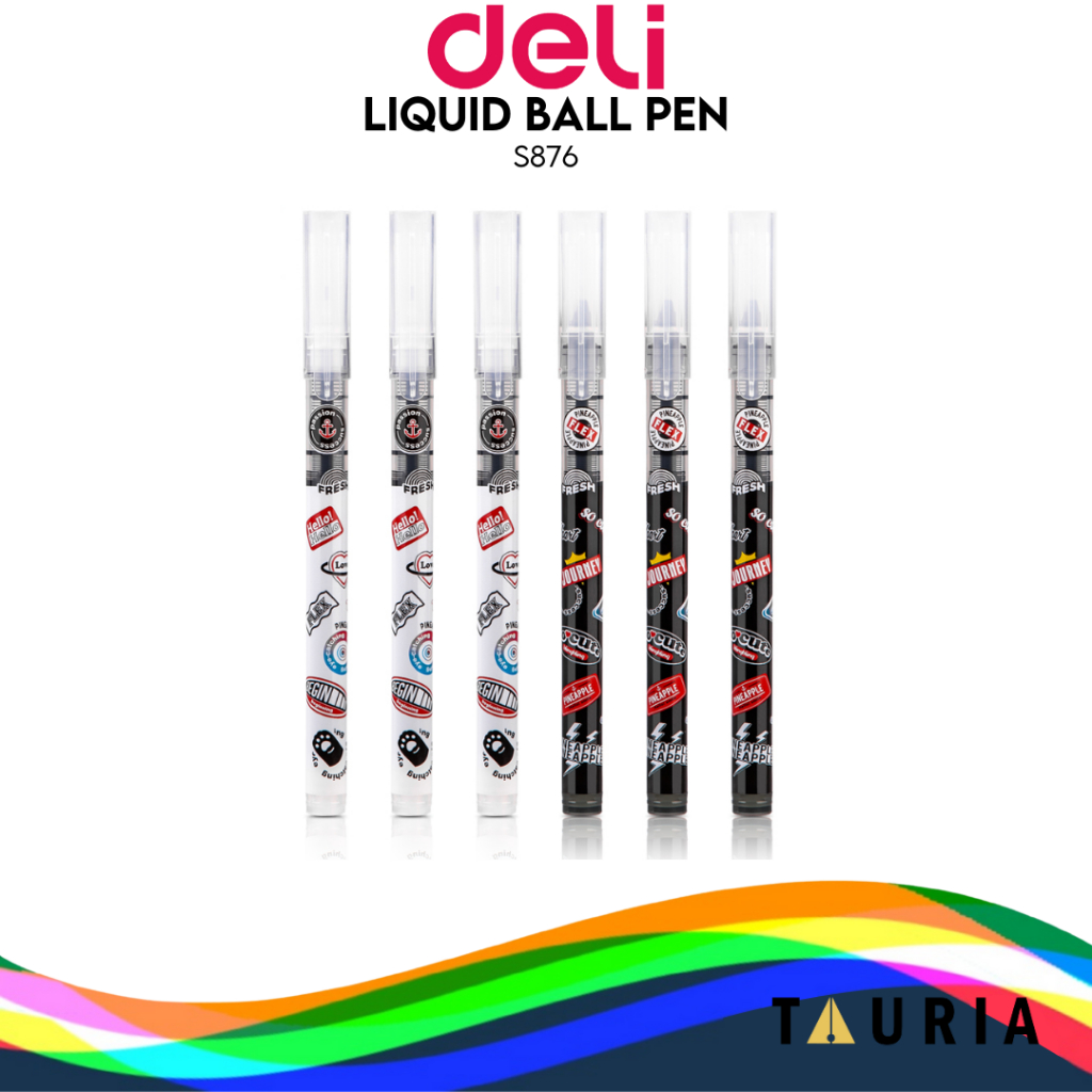 

Deli 0.5mm Roller Pen Mata Kecil S876