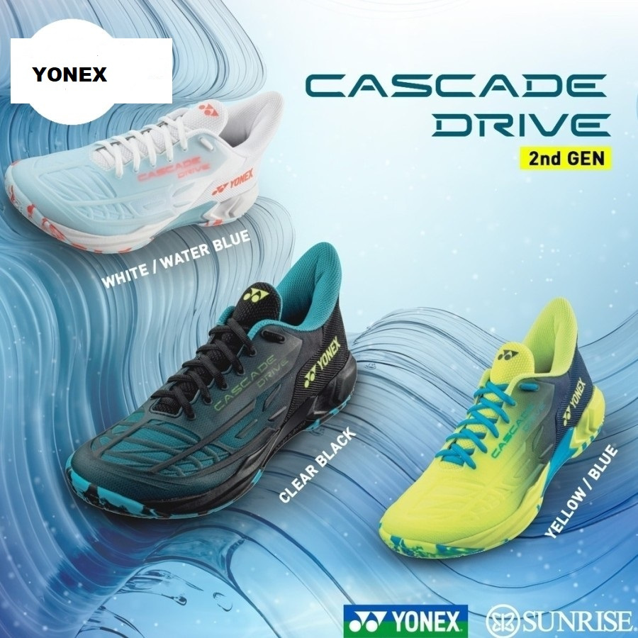Sepatu Badminton Yonex Cascade Drive Gen 2 New Colour Original