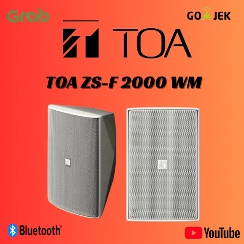 SPEAKER TOA ZS-F 2000 WM / ZS F 2000 WM HORIZONAL SPEAKER MOUNTING GARANSI TOA