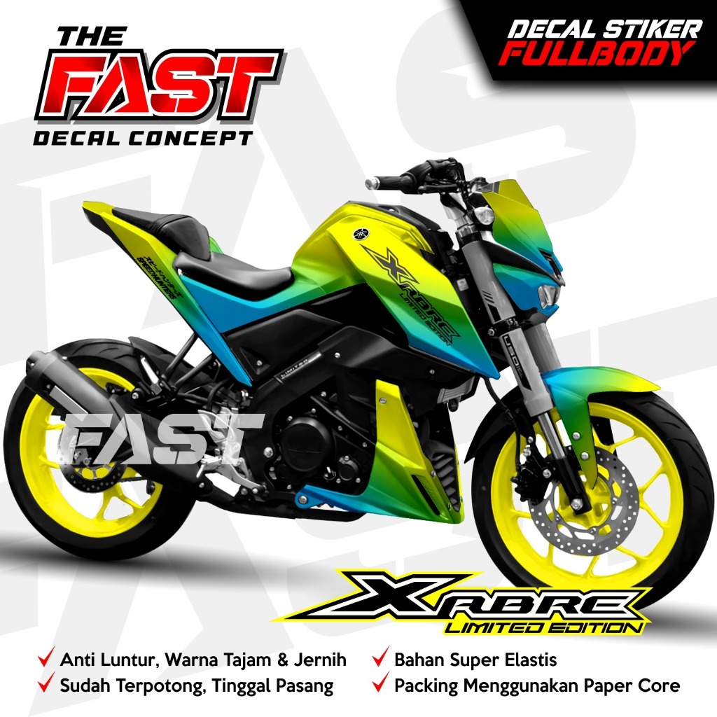 (TERBARU) Decal Xabre BUNGLON Full Body - Stiker X abre Full Body - Dekal Xabre Full Body - Striping