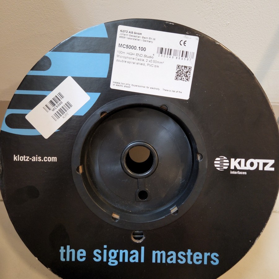 kabel klotz mc5000 mc-5000 mc 5000 kabel microphone dan studio/audio