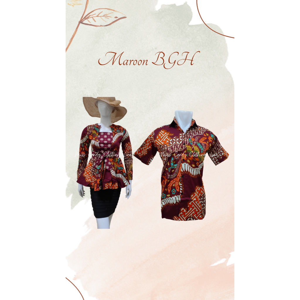 Batik Couple / Atasan Batik Couple / Atasan Batik Couple Modern