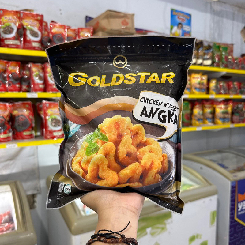 

GoldStar chicken Nugget angka 500g