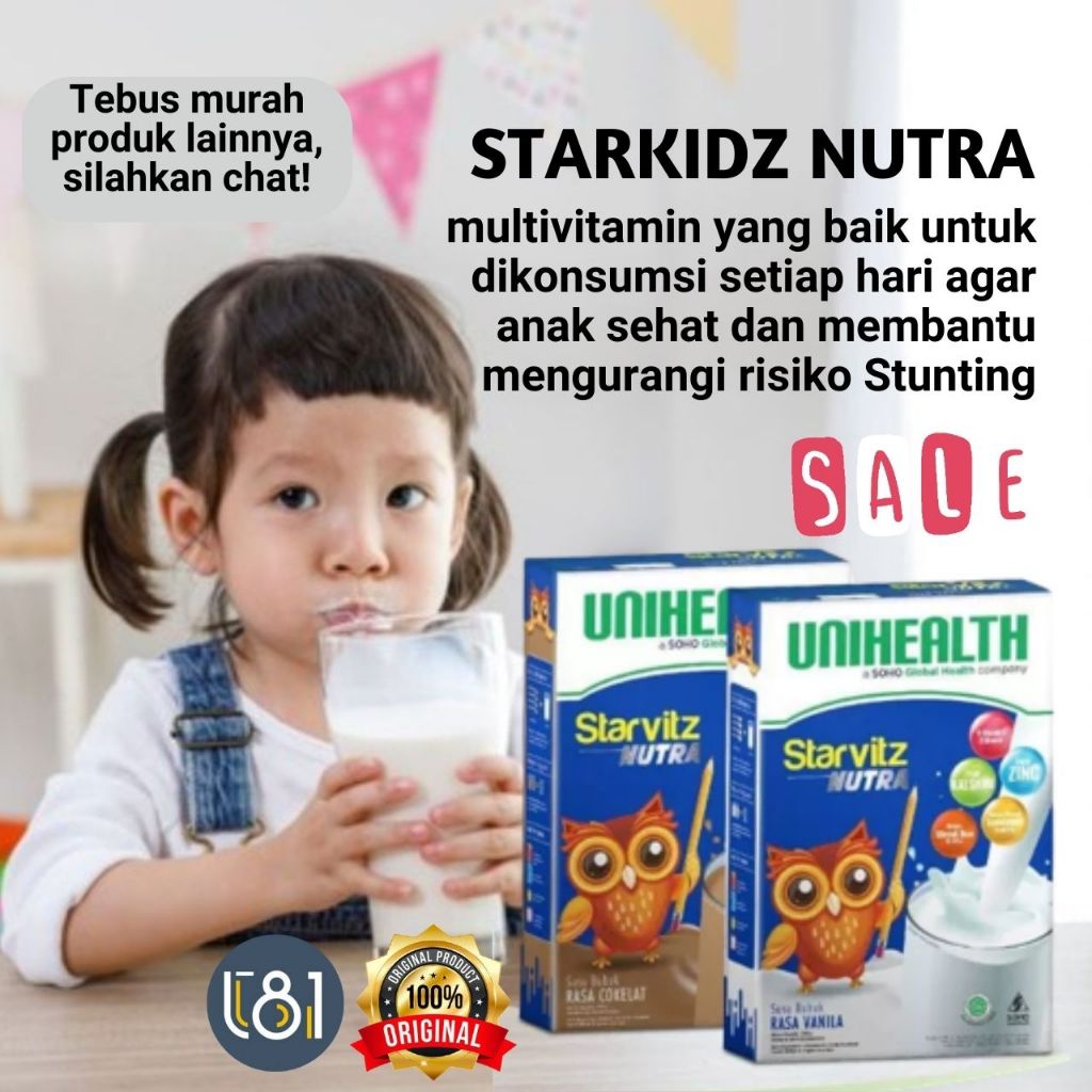 

Susu Starvitz Nutra | Susu Anak 1-12 Tahun