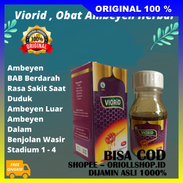 Viorid Madu Obat Wasir Solusi Atasi Ambeyen Atau Wasir Dijamin Ada Perubahan 100% ASLI BPOM