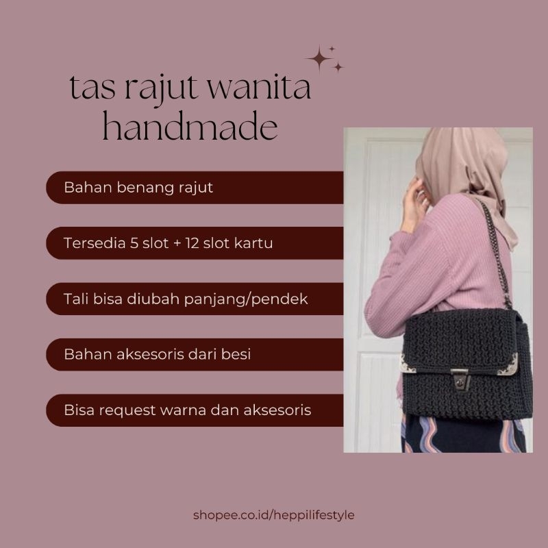Tas Rajut Wanita handmade