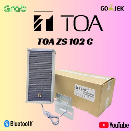 COLUMN SPEAKER ZS 102 C / ZS-102C / ZS 102C EXTRUDED ALUMUNIUM CASE RESMI TOA