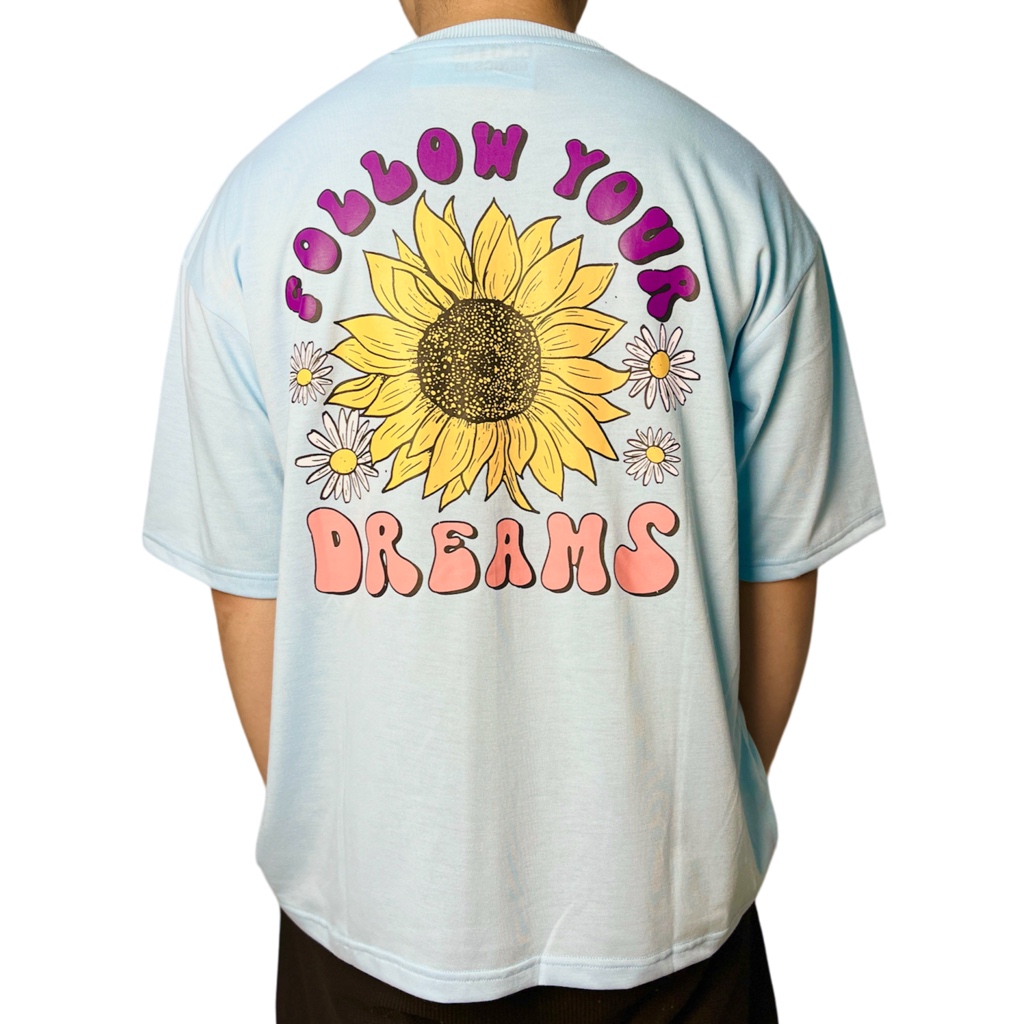 CLOTHOLIC/ Unisex Super Boxy T-shirt/ Follow Your Dreams