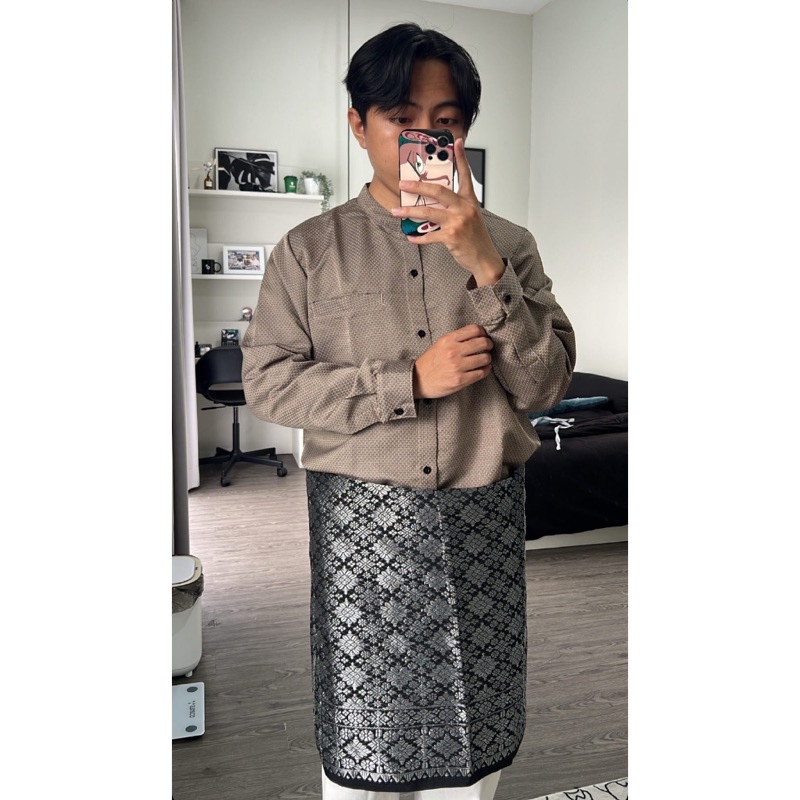 Songket samping melayu // rumpak melayu // kain songket samping melayu // songket bapak // songket p