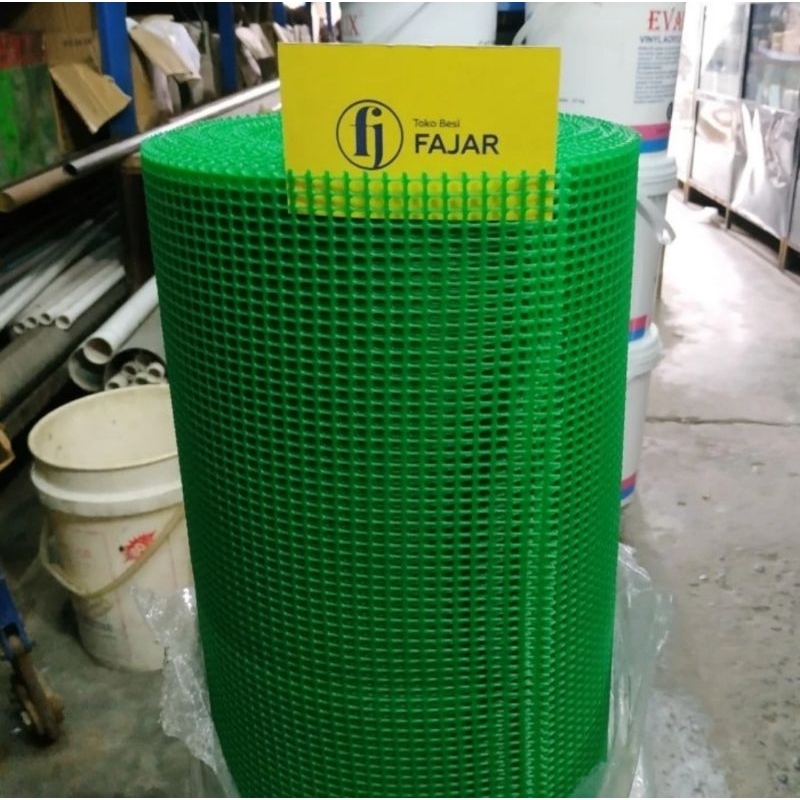 kawat pagar plastik PVC kecil 5 mm x 90 cm x 1 meter jaring unggas burung ikan anti karat