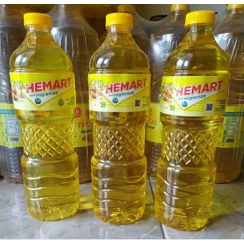 

minyak goreng hemart kemasan botol 1 liter