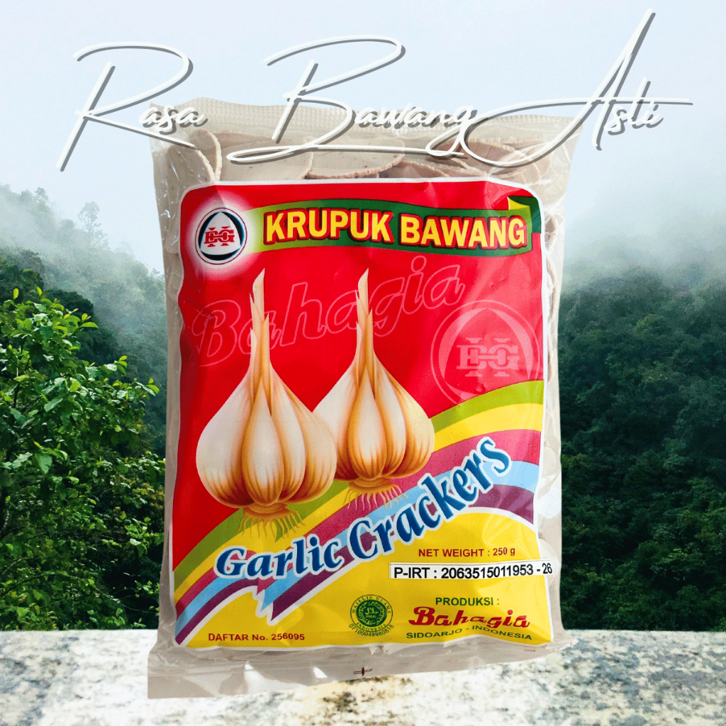 Bahagia Kerupuk Bawang Mentah 250g