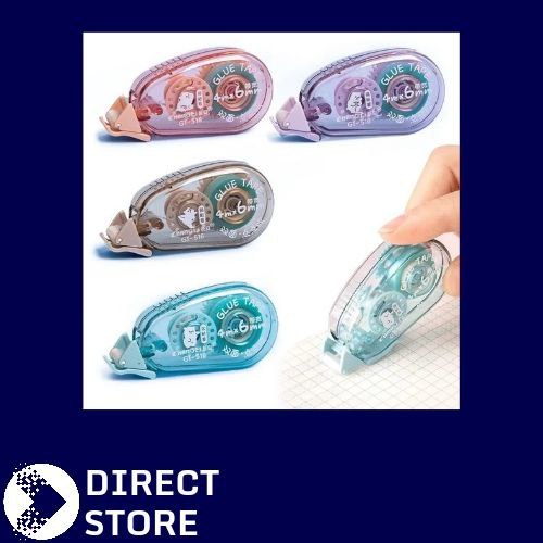 

Deli Correction Tape Varian Warna Merah Pastel