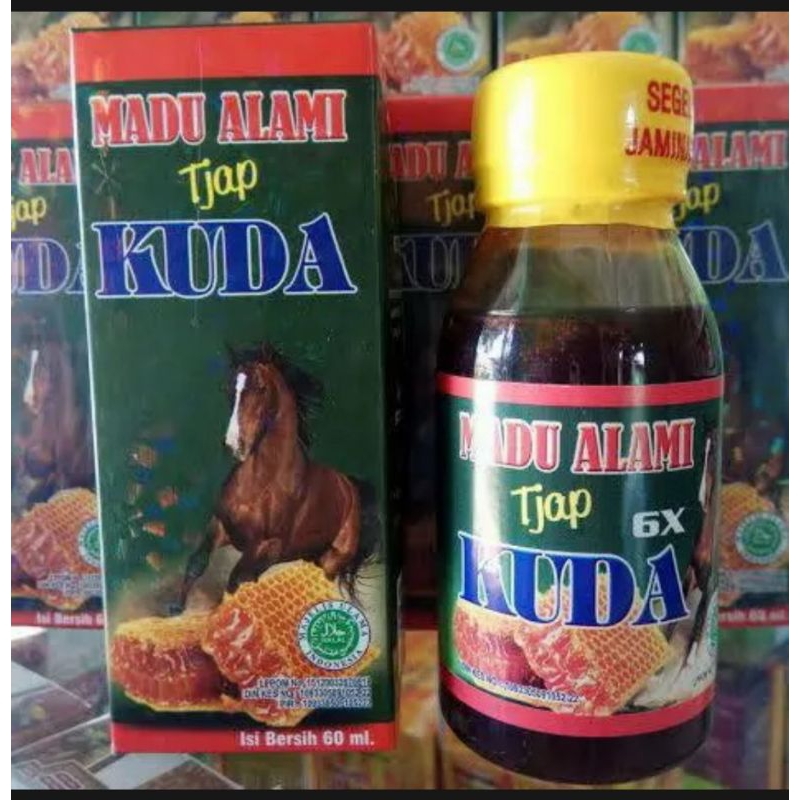 

6X (Bisa COD) Madu Tjap Kuda Alami Tuniikk Original