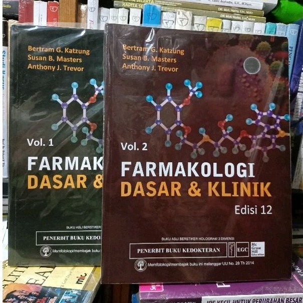original buku farmakologi dasar & klinik edisi 12 volume 1 dan 2