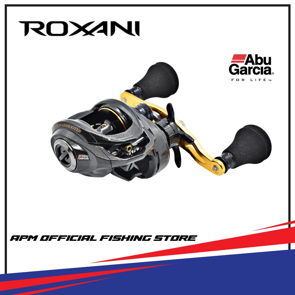 Reel Baitcasting ABU GARCIA ROXANI 8-L 4+1BB X-Craftic Alloy Frame Handle Kiri/L