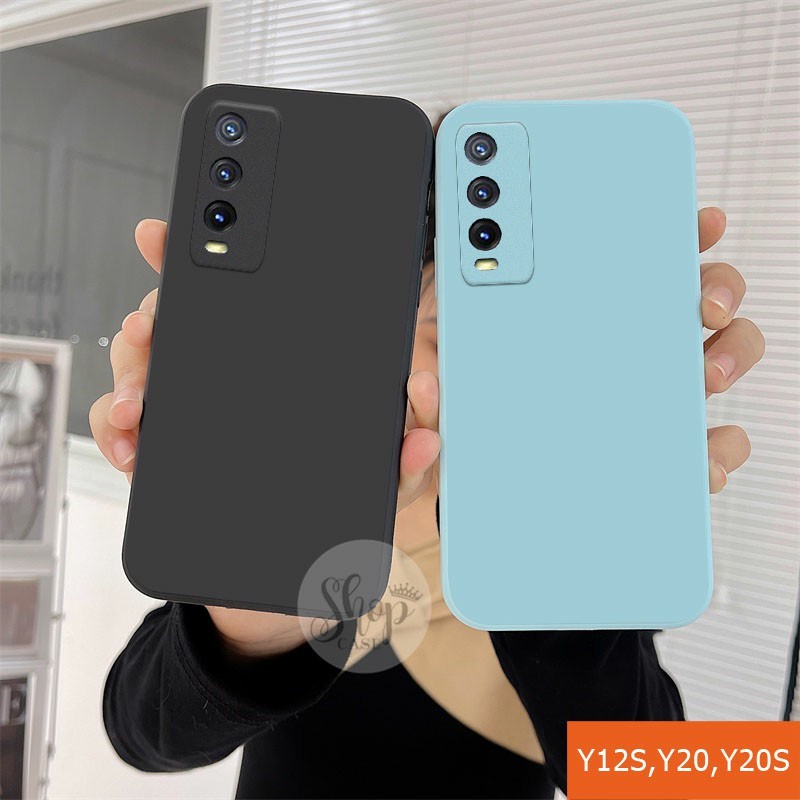 Softcase polos Vivo Y20 Vivo Y12s Vivo Y20s Case Vivo Y20 Case Vivo Y12s Case Vivo Y20s Casing Vivo 