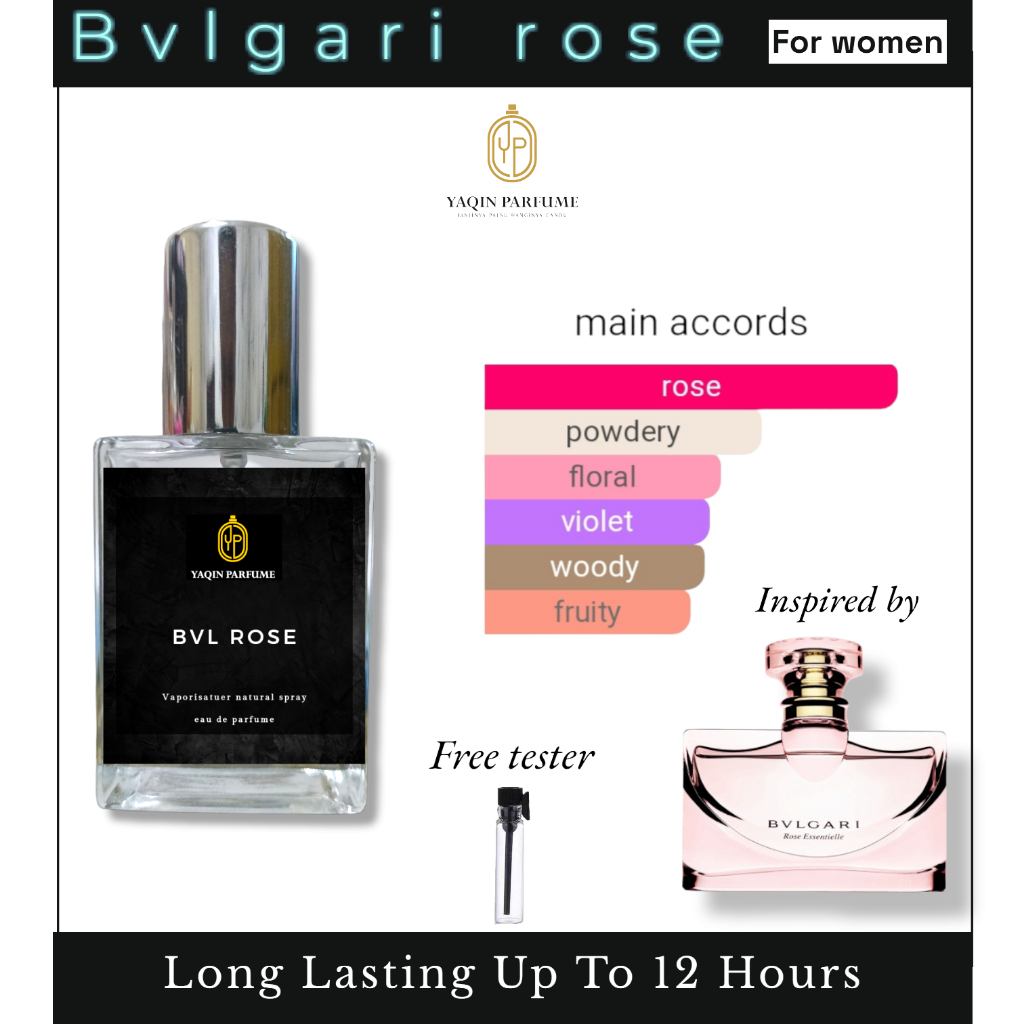Parfume Cewek Wanita sexi dan elegant  BVL ROSE... WANGI TAHAN LAMA