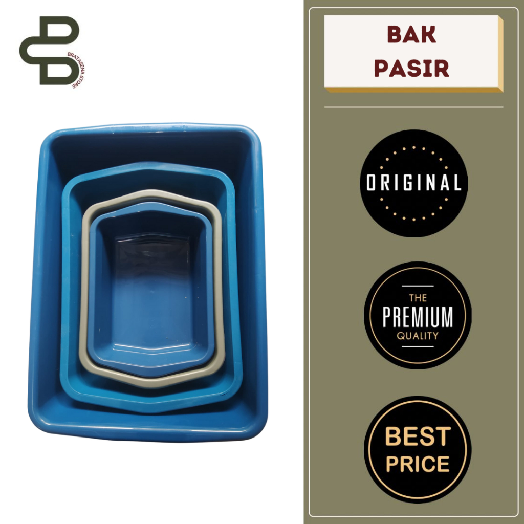 BAK PUP PASIR KUCING MOTIF PAWS // CAT LITTER BOX