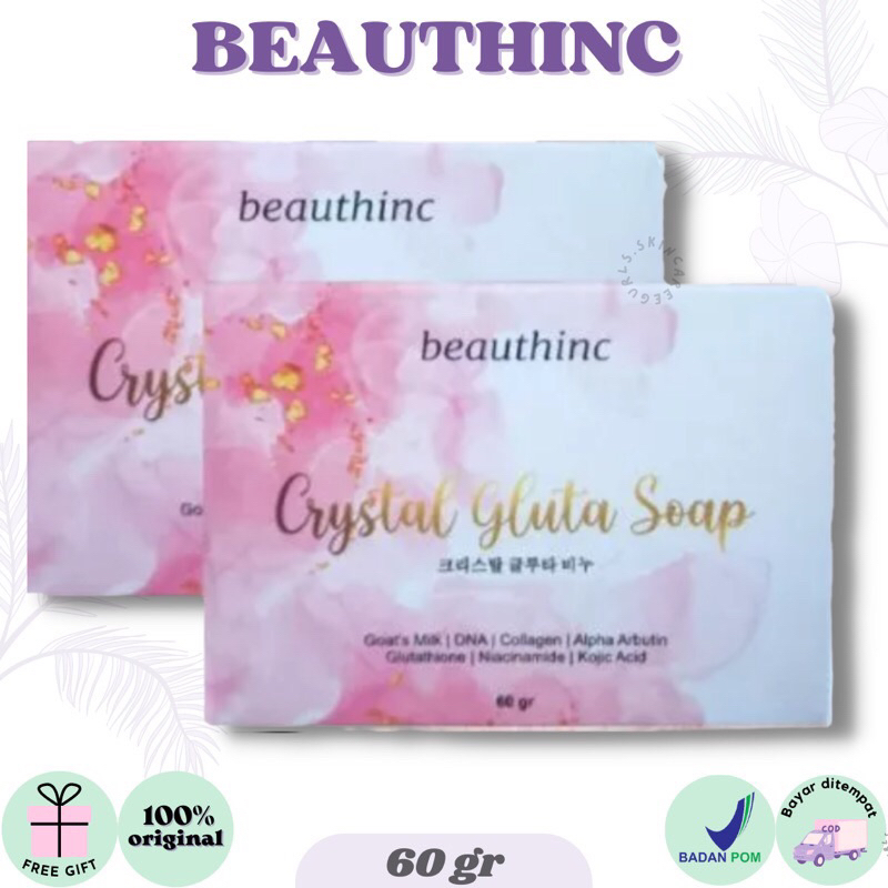 Beauthinc Crystal Gluta Soap 60gr