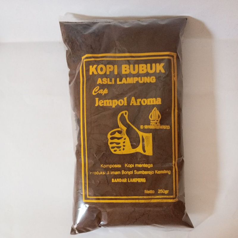 Kopi Bubuk ASLI LAMPUNG cap Jempol Aroma