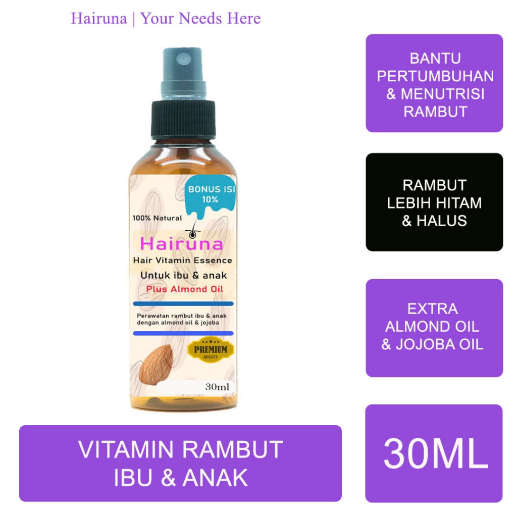 Minyak Rambut Anak Perempuan Wangi Penumbuh Rambut Bayi Minyak Rambut Bayi Pelebat Rambut Anak Hairu