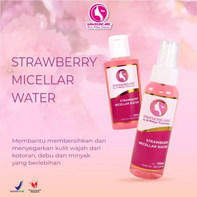 Micellar Water Strawberry / Strawberry Micellar Water / Pembersih Muka