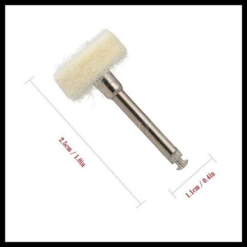Dental Bur Bulu Domba Contra Angel Polishing Wheel