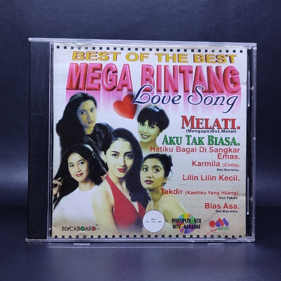 VCD BEST OF THE BEST MEGA BINTANG LOVE SONG ALDA DESY RANTASARI