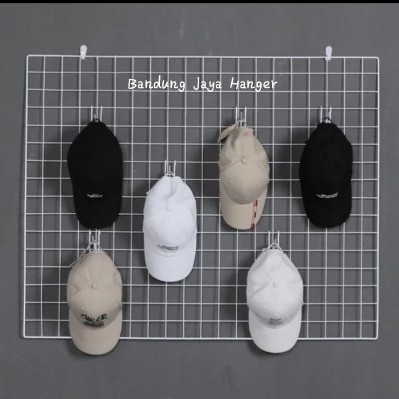 Ram Jaring Dinding / Gantungan Aksesoris Dipslay kawat ukuran 95X65