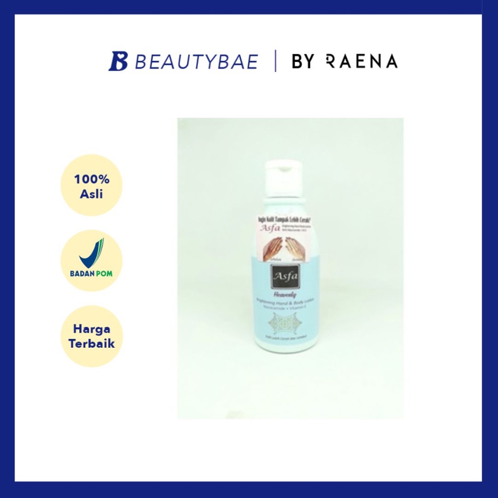 Asfa by Tokyo Night Brightening Body Lotion (Heavenly) Blue Mini | 130 ml