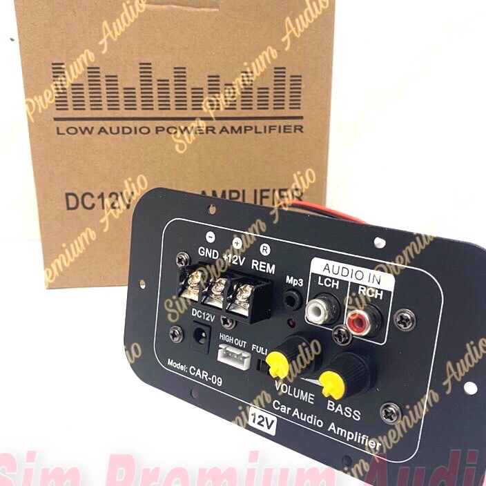 modelTipe QKB597 Power Kit Mesin Car09 Mini 12 Volt Basstube Subwoofer Mobil Car 09 BARU ( BISA COD 