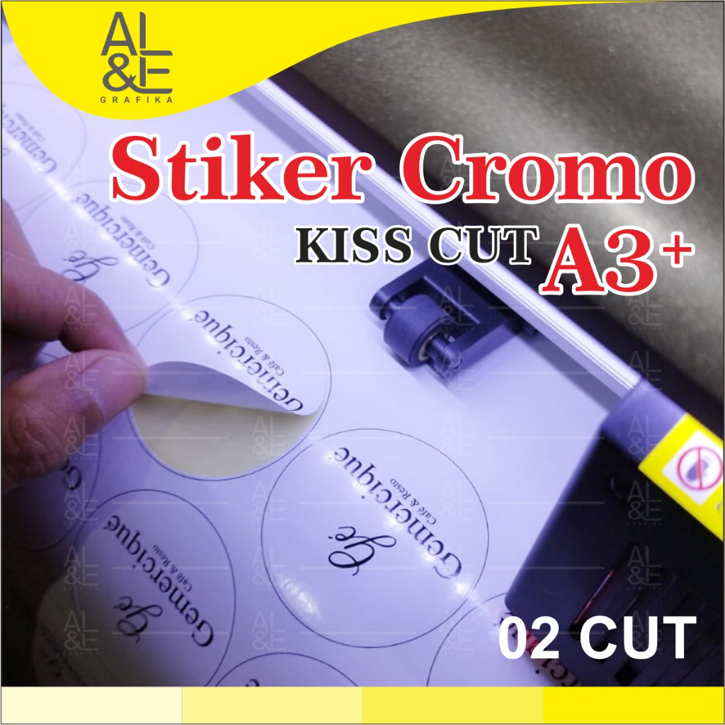 02CUT - STIKER LABEL UMKM, LOGO MAKANAN DAN PRUDUK JUALAN - STIKER KERTAS CUTTING MESIN UKURAN A3
