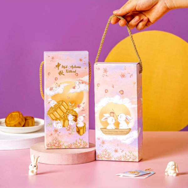 

Jual Kotak Mooncake terbaru bunny Mooncake box kotak kue bulan rabbit Limited