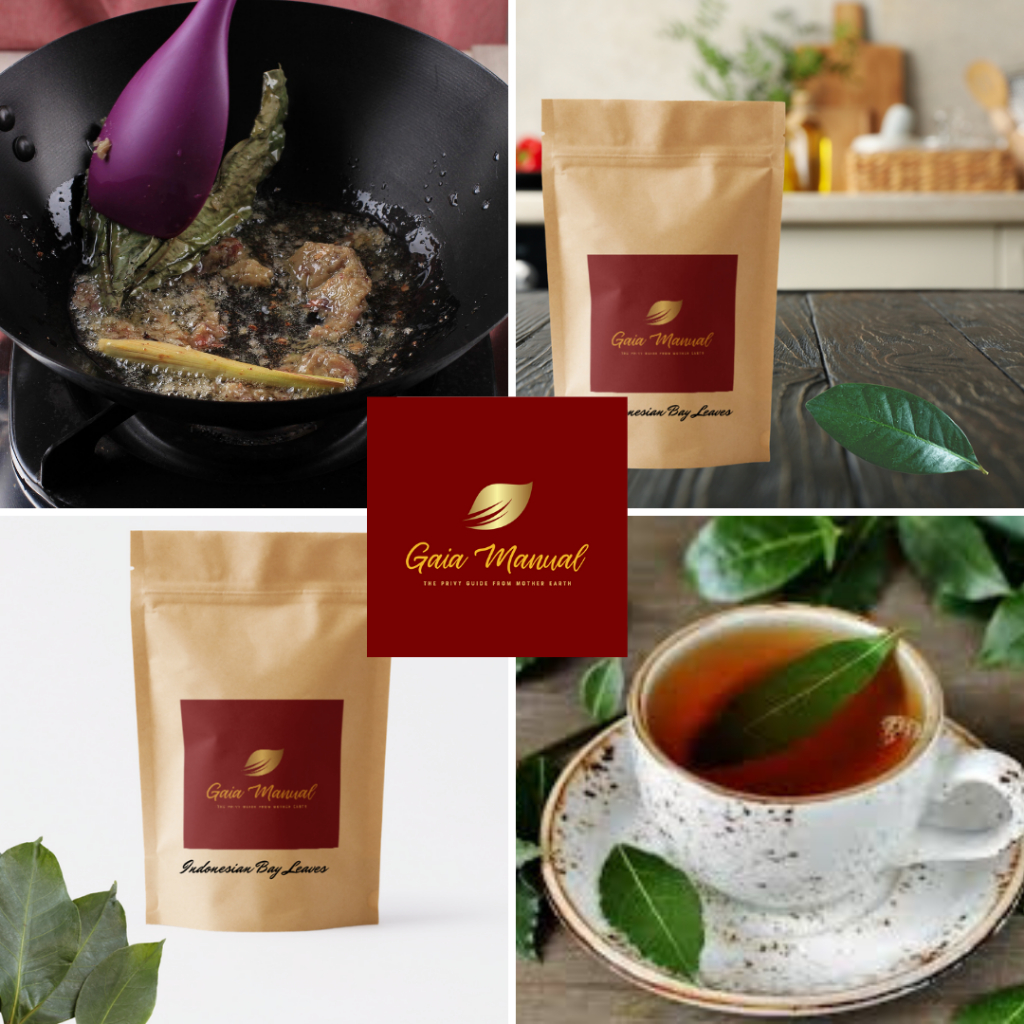 

Indonesian Bay Leaf Tea - good for lowering cholesterol, against diabetes, high blood pressure, improving digestion and so on