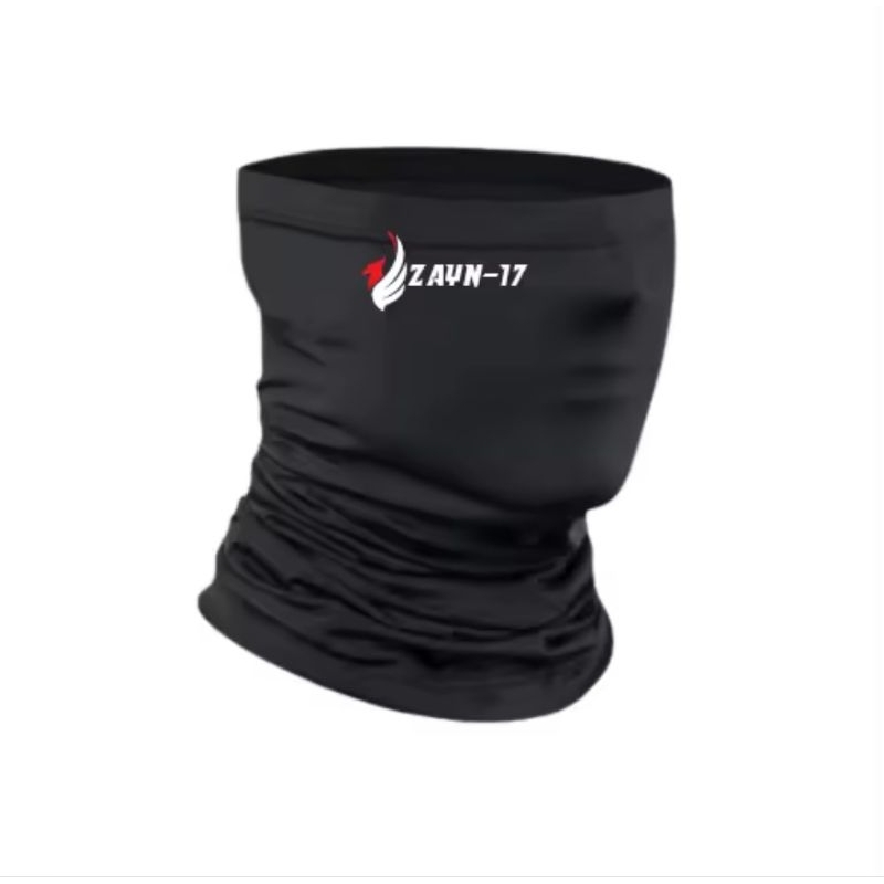 Masker buff polos masker multifungsi/ buff masker hitam motif