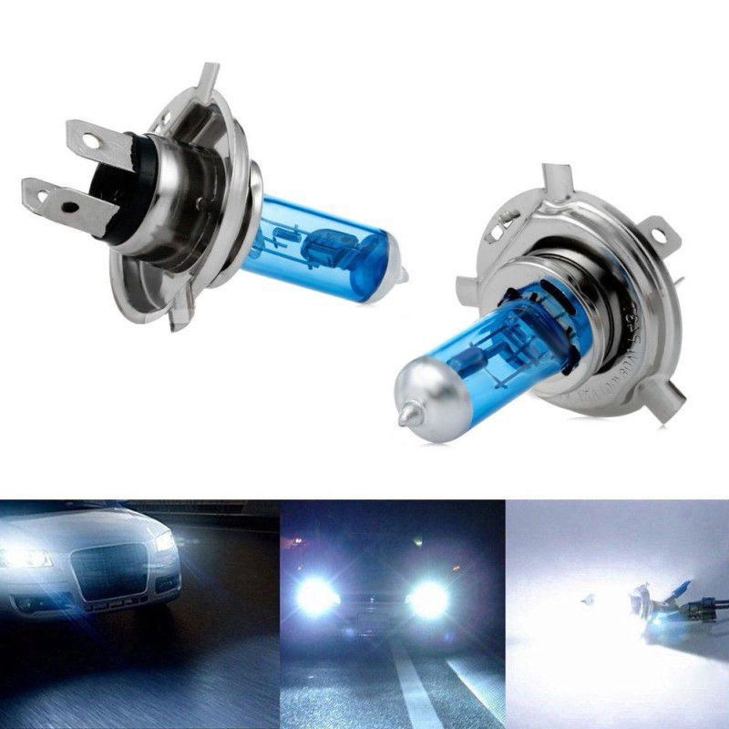 Lampu depan Bohlam Halogen H4 35watt Motor mobil Ac Dc