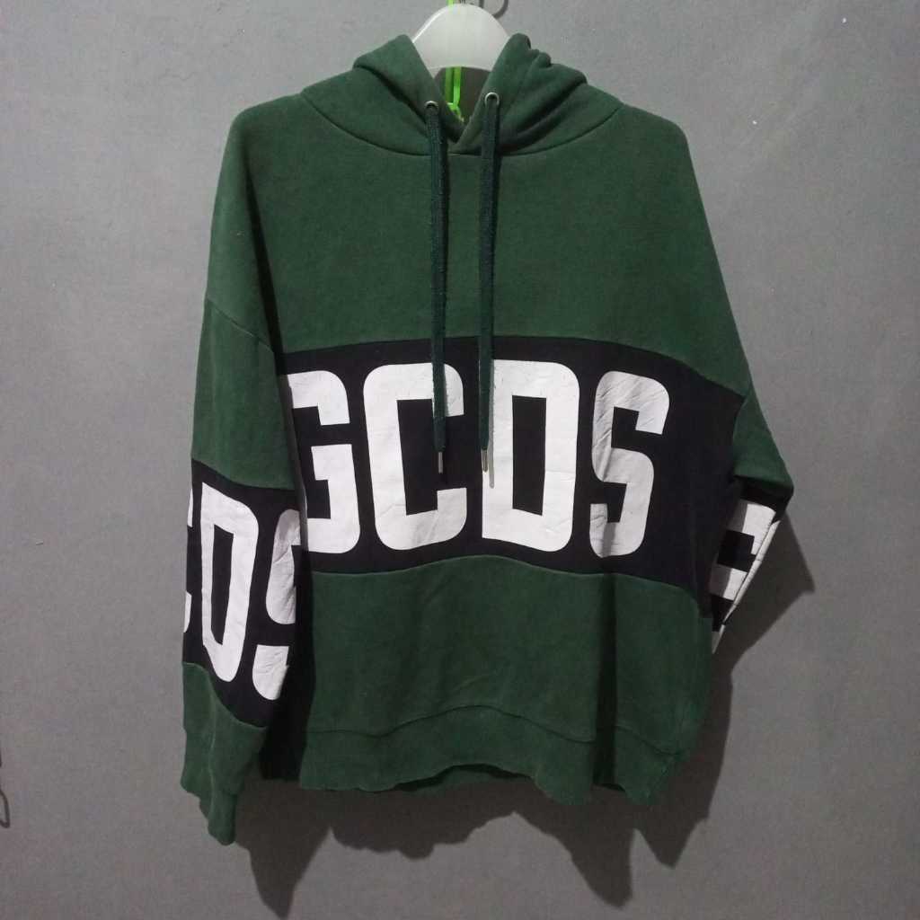 Hoodie Gcds 5Nl Spellout Tangan Sweater Hooded