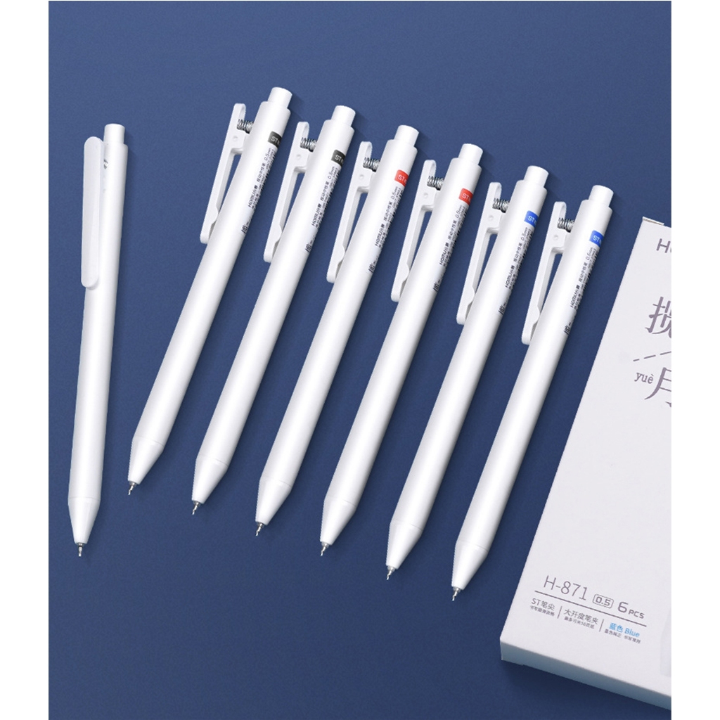 

CREFFT.ID Simple ST Gel Pen Mekanik 0.5mm / Pulpen Minimalist Aesthetic Style