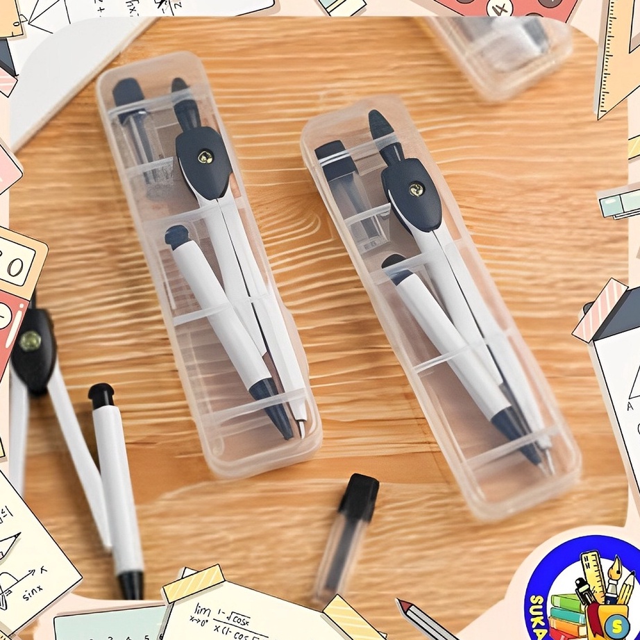 

Terlaku. Jangka Sekolah / Math Set AT0121 Ready
